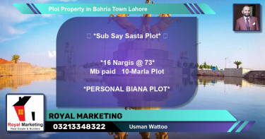 Residential Plot for Sale in Bahria Town, Lahore - (BP-78165)