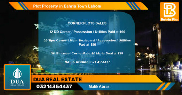 Residential Plot for Sale in Bahria Town, Lahore - (BP-78170)