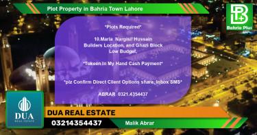 Residential Plot for Sale in Bahria Town, Lahore - (BP-78179)