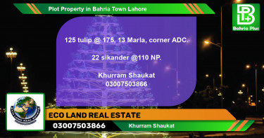 Residential Plot for Sale in Bahria Town, Lahore - (BP-78186)