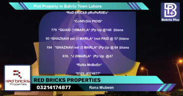 Residential Plot for Sale in Bahria Town, Lahore - (BP-78208)