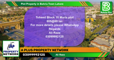 Residential Plot for Sale in Bahria Town, Lahore - (BP-78224)