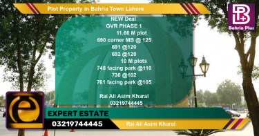 Residential Plot for Sale in Bahria Town, Lahore - (BP-78238)