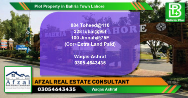 Residential Plot for Sale in Bahria Town, Lahore - (BP-78248)