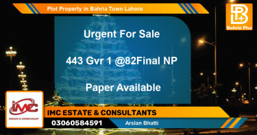 Residential Plot for Sale in Bahria Town, Lahore - (BP-78254)