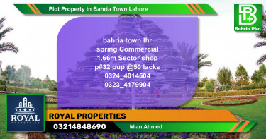 Commercial Plot for Sale in Bahria Town, Lahore - (BP-78274)
