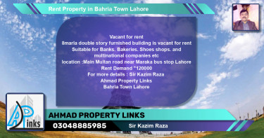 Residential Property for Rent in Bahria Town, Lahore - (BP-78282)