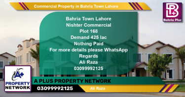 Commercial Property for Sale in Bahria Town, Lahore - (BP-78295)