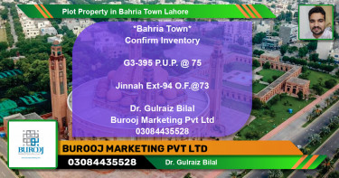 Residential Plot for Sale in Bahria Town, Lahore - (BP-78306)