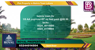 Residential Plot for Sale in Bahria Town, Lahore - (BP-78322)