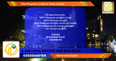 Residential Plot for Sale in Bahria Town, Lahore - (BP-78360)