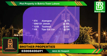 Residential Plot for Sale in Bahria Town, Lahore - (BP-78410)