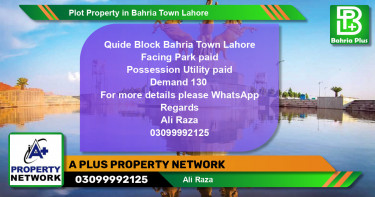 Residential Plot for Sale in Bahria Town, Lahore - (BP-78419)