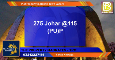 Residential Plot for Sale in Bahria Town, Lahore - (BP-78449)