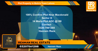 Residential Plot for Sale in Bahria Town, Lahore - (BP-78475)