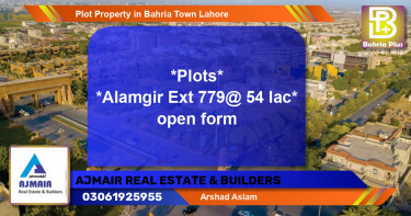 Residential Plot for Sale in Bahria Town, Lahore - (BP-78500)