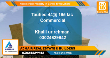 Commercial Property for Sale in Bahria Town, Lahore - (BP-78524)