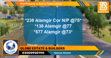 Residential Plot for Sale in Bahria Town, Lahore - (BP-78555)