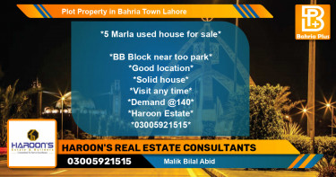 Residential Plot for Sale in Bahria Town, Lahore - (BP-78567)