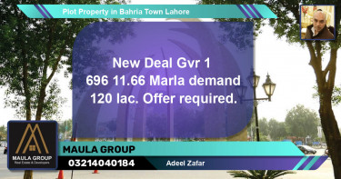 Residential Plot for Sale in Bahria Town, Lahore - (BP-78606)