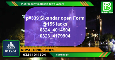 Residential Plot for Sale in Bahria Town, Lahore - (BP-78622)