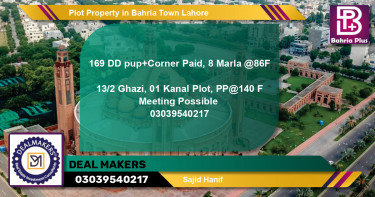 Residential Plot for Sale in Bahria Town, Lahore - (BP-78635)