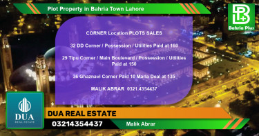 Residential Plot for Sale in Bahria Town, Lahore - (BP-78711)