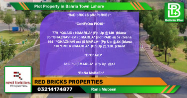 Residential Plot for Sale in Bahria Town, Lahore - (BP-78720)