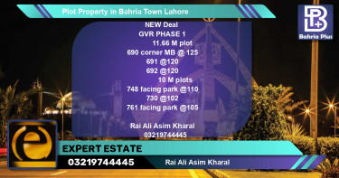 Residential Plot for Sale in Bahria Town, Lahore - (BP-78732)