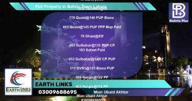 Residential Plot for Sale in Bahria Town, Lahore - (BP-78752)
