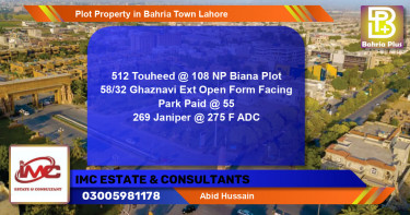 Residential Plot for Sale in Bahria Town, Lahore - (BP-78756)