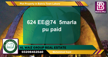 Residential Plot for Sale in Bahria Town, Lahore - (BP-78810)
