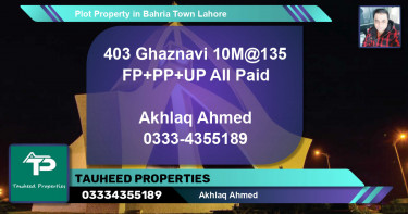 Residential Plot for Sale in Bahria Town, Lahore - (BP-78812)