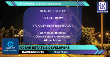 Residential Plot for Sale in Bahria Town, Lahore - (BP-78846)