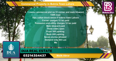 Commercial Property for Sale in Bahria Town, Lahore - (BP-78896)