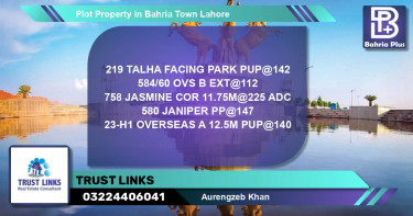 Residential Plot for Sale in Bahria Town, Lahore - (BP-78910)