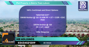 Residential Plot for Sale in Bahria Town, Lahore - (BP-78922)