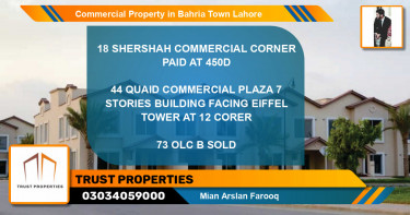 Commercial Property for Sale in Bahria Town, Lahore - (BP-78995)