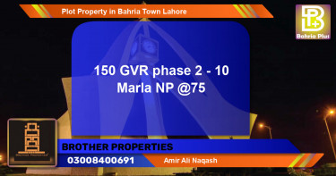 Residential Plot for Sale in Bahria Town, Lahore - (BP-79011)