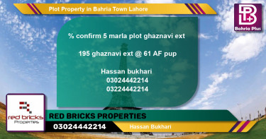 Residential Plot for Sale in Bahria Town, Lahore - (BP-79012)