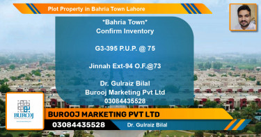 Residential Plot for Sale in Bahria Town, Lahore - (BP-79015)