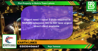 Residential Plot for Sale in Bahria Town, Lahore - (BP-79077)