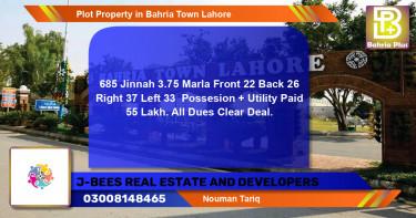 Residential Plot for Sale in Bahria Town, Lahore - (BP-79127)
