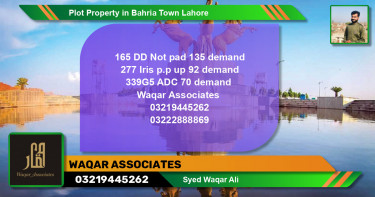 Residential Plot for Sale in Bahria Town, Lahore - (BP-79142)