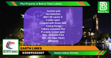 Residential Plot for Sale in Bahria Town, Lahore - (BP-79172)