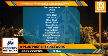 Commercial Property for Sale in Bahria Town, Lahore - (BP-79195)