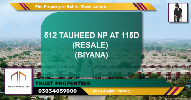 Residential Plot for Sale in Bahria Town, Lahore - (BP-79226)