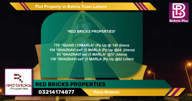 Residential Plot for Sale in Bahria Town, Lahore - (BP-79353)