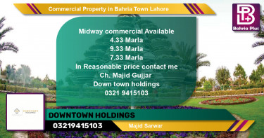 Commercial Property for Sale in Bahria Town, Lahore - (BP-79371)