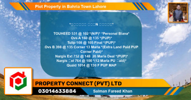 Residential Plot for Sale in Bahria Town, Lahore - (BP-79399)